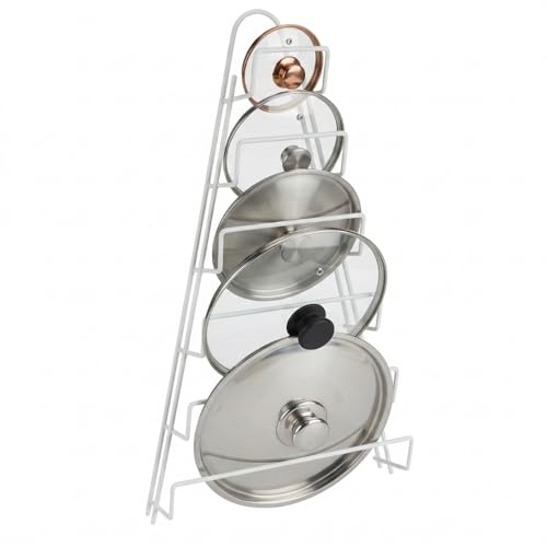 Metaltex Kiwi Pot Lid Holder, Silver, 23 x 7 x 42 cm