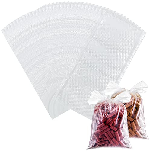 Realure 100 PVA Bags, Carp Fishing Solid Bag Rigs for Bait Delivery | 4 sizes: 50×100mm, 60×120mm, 70×140mm & 70×150mm. Water soluble design for boilies, pellets and particle bait.