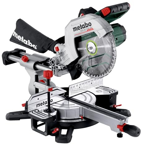 Metabo 614254920 KGS 18 LTX BL 254 18v Brushless Mitre Saw 254mm with 1x 4.0Ah Battery and Charger
