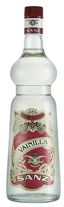 SANZ Vanille-Sirup, Bar-Sirup für Cocktails, Desserts & Kaffee, alkoholfrei, 1 L