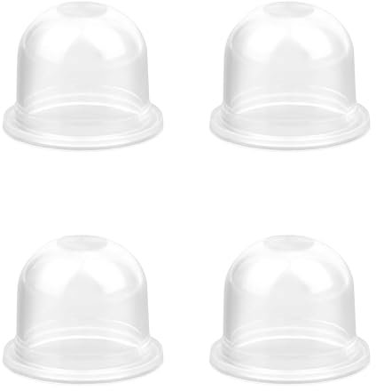 LICQIC 4 Pcs Primer Bulb Carburetor, Universal Petrol Fuel Primer Bulb, Carburetor Oil Cup Cover for Mower, Blower, Strimmer, Cutter, Hedge Trimmer, Chainsaw (19 mm)
