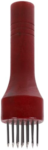 Ciieeo Pork Needle Tenderizing Steak Meat Tenderizer Tool Meat Needle Tenderizer Pork Belly Tool Hamburger Smasher Needles Belly Skin Pricker Mallet Wooden