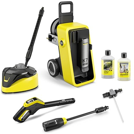 Kärcher idropulitrice K 7 Comfort Premium Connect Home, max 180 bar, portata: 600 l/h, superficie: 60 m²/h, tubo ad alta pressione extra flessibile, avvolgitubo, controllo tramite app, Home Kit