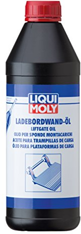 LIQUI MOLY Ladebordwand-Öl | 1 L | Getriebeöl | Hydrauliköl | Art.-Nr.: 1097, farblos
