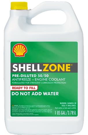 Shellzone 50/50 Pre-Diluted Antifreeze + Coolant (1 Gallon)