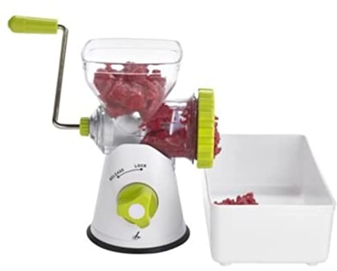 Lakeland Manual Meat Mincer & Sausage Maker Machine – Fine & Coarse Mincing Blades