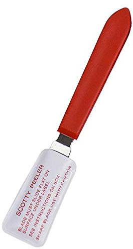 Scotty Peeler Label and Sticker Remover - Single Metal Peeler -SP2