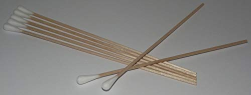 500 Wattestäbchen a Holz, 15 cm lang unsteril Reinigungsstäbchen Reinigung Applikator Watteträger für Make-up, Reinigung, Polieren Fa.ars