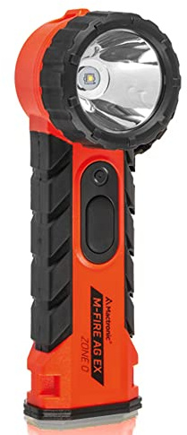 LED-MARTIN M-FIRE Feuerwehr Handlampe - ROT - Winkelkopf - Knickkopf - ATEX