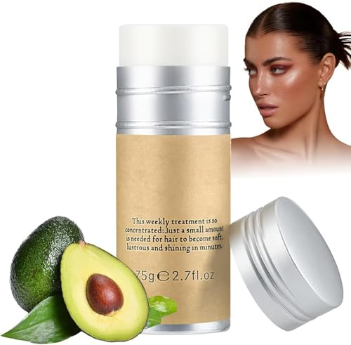 75g Barra de Cera para el Cabello, Barra de Cera para el Cabello No Grasa, Pomada de Peinado para Cabello de Control de Bordes Barra, Que el Cabello se Vea Limpio