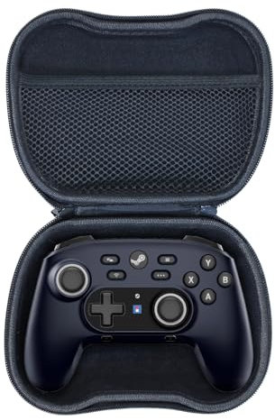 Wanaiha Case for Hori Wireless HORIPAD for Steam, Pro Controller Designed for Steam(Only case) Black