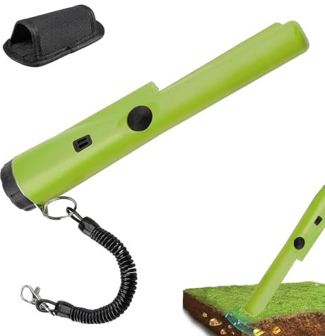 Pinpointer Détecteur de métaux rechargeable – Détecteur de métaux | Localisateur de précision | À main | Détecteur portable, testeur professionnel avec étui pour la chasse au trésor