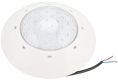 KIMISS Lámpara para Piscina SMD2835 Luz LED Subacuática AC12V Blanco IP68 Impermeable para Piscinas, Acuarios, Fuentes y Más (35W)