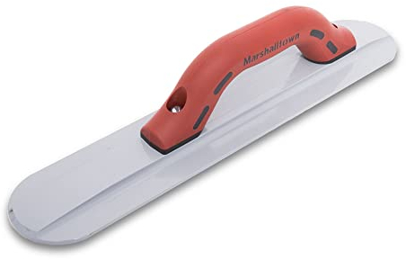 Enderezador manual Marshalltown con mango Durasoft, de magnesio, para suelo y hormigón, tamaño del enderezador: 305x79 mm