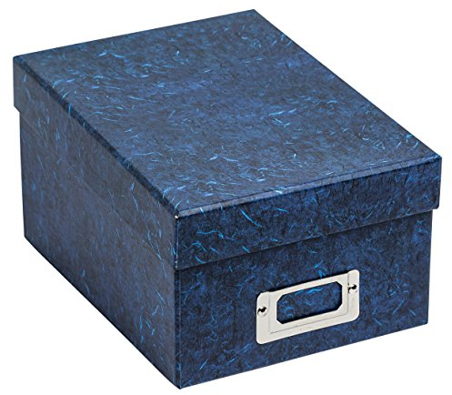 The Photo Album Company Photo Storage Box Holds 700 Photographs Blue for 4x6 Pictures ALBOX700BLUE, 10 x 15 cm