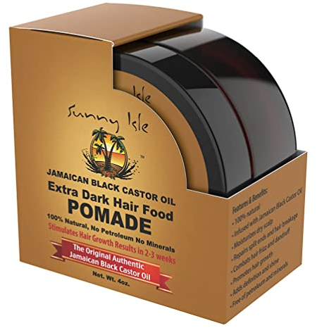 Sunny Isle,118 ml (Pack of 1),Orange Extra Dark Jamaican Black Castor Oil Pomade 118ml