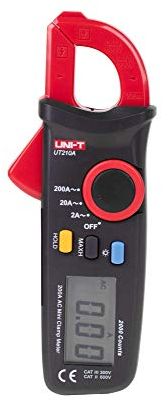 UNI-T UT210A/MIE0172 Multimetro a pinza digitale AC DC tensione corrente frequenza resistenza auto Range