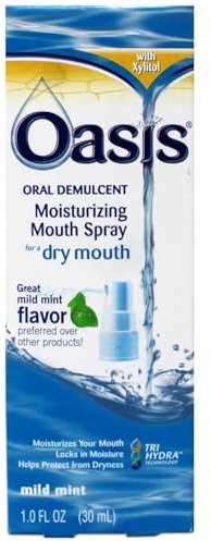 Oasis Mouth Moisturizing Spray, Mild Mint, 1 Fl Oz