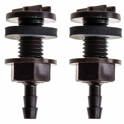 Blumat Bulkhead Fitting – Universal 8mm Through-Hull Tank Connector for Reservoir and Rain Barrel – Durable Fitting for Watering Systems – Easy Installation and Leak Proof Design – 2 Pack