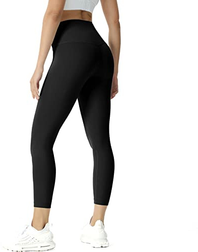 ATRACTIVOLL Leggings för kvinnor, sportbyxor, hög midja, push up, rumplyft, leggings, yogabyxor, ogenomskinliga, mjuka, plusstorlek