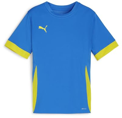 Puma Unisex Teamgoal Matchday Jr Fußballtrikot, Electric Blue Lemonade-Faster Yellow, 140 EU