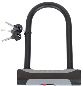 BISOMO Bügelschloss U-Schloss 180x245mm Sicherheitsschloss Panzerschloss Fahrrad E-Bike Moped Motorrad