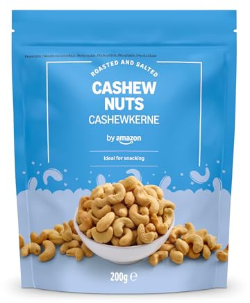 by Amazon Roasted and Salted Cashew Nuts, 200 g