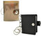 IKOPFLN Set di 2 Mini Album Fotografici（3.5 * 5.3cm）, Album Portachiavi Personalizzati in Pelle per Foto Fai da Te, Regalo Creativo per Coppie, Famiglia, Compleanni, Matrimonio, Decorazioni