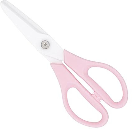 Forbici in ceramica per tagliare cibi cotti e sicure per carne, pesce e verdure, manico ergonomico, forbici per alimenti senza sforzo
