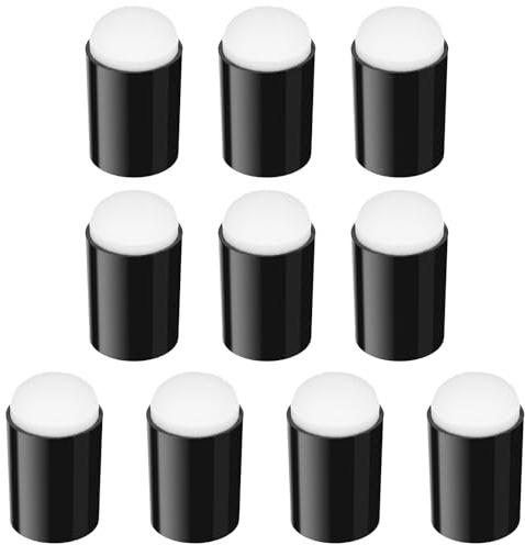 Ymapinc 10Pcs Craft Finger Sponge Daubers for Painting, Finger Paint Daubers Makeup Sponge Ink Dauber for Card Making, Painting, Stamping, Ink Blending Brushes