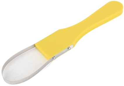 YDuupxe Hand Loop Weeder Tool Iron Manual Portable for Weeding Loosening Planting Gardening with Garden Bandit, Root Remover Tool for Yard Work Weeds Cutter Accessory Lawn (Yellow)