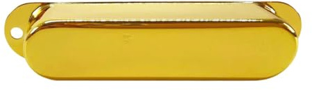 Cubierta robusta para pastilla de cuello de bobina única, accesorio de guitarra con textura de Metal con diseño de carcasa protectora, pastilla de guitarra con carcasa de cobre