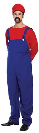 Henbrandt Super Plumber Bros kostym för män