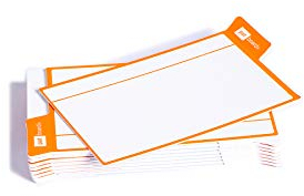 PATboard Scrum Board und Kanban Tafel - 16 Task Cards - Haftnotizen mit nanocups® für Glas - Orange