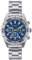 Breil Uhr Herren Sprinter Ziffernblatt BLAU Bewegung Chrono Quartz e Bracelet Stahl Silber TW1998