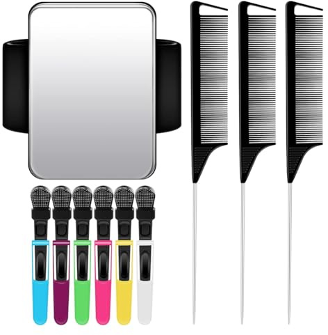 Restikiant Braccialetto magnetico per parrucchiere, bracciale con spille, porta spille da polso, bracciale a treccia per cuscino a spilli da cucire in gel di silicone