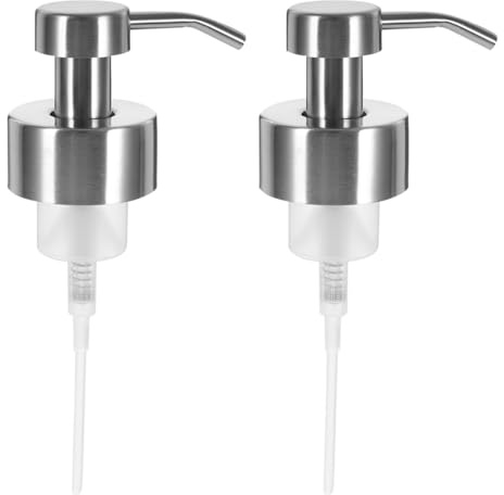 NAMOARLY 44Mm Threaded Replacement Soap Dispenser Pump Head for Shampoo Lotion Bottle Bathroom Vanity Foaming Soap Pump