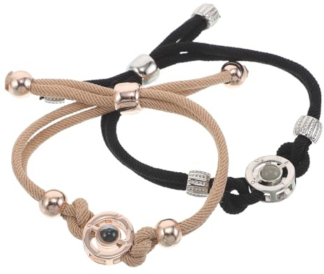 WRITWAA Lot de 2 bracelets pour couple avec fonction vibration