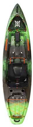 Perception Kayaks Pescador Pro 10 | Sit on Top Fishing Kayak with Adjustable Lawn Chair Seat | Large Front and Rear Storage | 10' 6 | Moss Camo