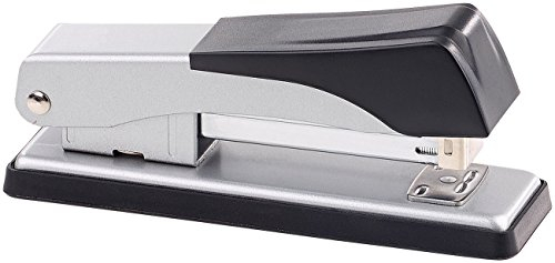 General Office Bürotacker: Büroheftgerät aus Metall und Kunststoff, für 20 Blatt, schwarz/silbern (Bürohefter, Heftzange, Heftklammern)