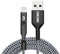 Zendure SuperCord 2-in-1 Micro USB und Lightning Kabel (200 cm iPhone Ladekabel [Apple MFi Zertifiziert] geeignet für iPhone 11, iPhone XS/XS Max/XR, iPhone 6/6s/7/8, iPad, Android u.v.m.), Schwarz