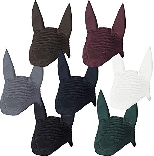 Eskadron Fliegenkopfschutz, Fliegenohren Sport in2 Größen & 7 Farben - NEU, Größe:Pony, Farbe:White