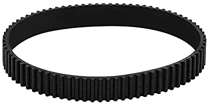 Create idea Cinghia di trasmissione per tosaerba in gomma nera passo 3 mm circonferenza 231 mm cinghia dentata ad anello chiuso compatibile con Black & Decker GL741 GL720 GL701 GL716 GL710 tosaerba