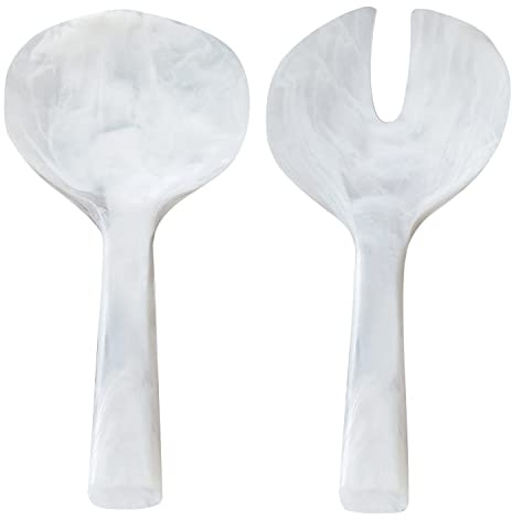 Santa Barbara Design Studio Table Sugar Indoor/Outdoor Resin Serveware, Set of 2, Salad Servers