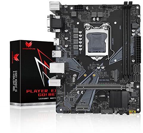 SHANGZHAOYUAN H510M PRO Motherboard LGA 1200 Socket Support 10th and 11th Gen Series Processors (Micro ATX, Dual-Channel DDR4, SATA 6Gbps/s, USB 3.0, NVME M.2, PCIe 3.0, Gigabit LAN)