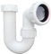 Multi-fit Swivel P Trap 40mm (1.1/2'') Sink Waste Pipe Trap, BS EN 274-1:2002 Compliant. with EPDM Sealing Washer and 75mm Seal. Basin Trap, Ideal for Effective Kitchen Sink Trap Solutions