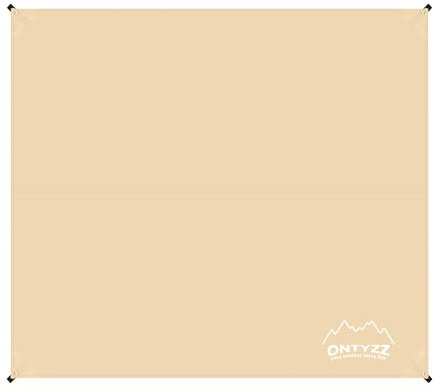 Zeltunterlage wasserdichte Zeltplane Ultraleicht Zeltboden mit Ösen Tarp für Hängematte Außen Vorzeltboden für Hof Sandstrand Picknick Camping Tarp 2.3 * 2.6M