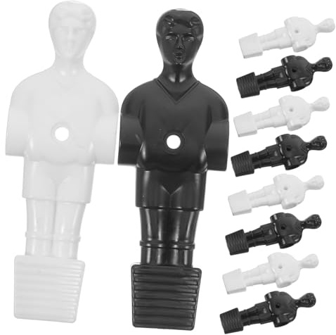 INOOMP 10 Pezzi Accessori per Calcio Balilla Figure Realistiche in Hips, Facile da Montare e Portatile, per Incontri tra Amici e Riunioni di Famiglia