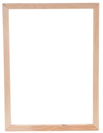 Angoily Canvas Frame Kit - 40x50cm Interlocking Wooden Frame for Canvas - Solid Wood Stretcher Bars Set - Diy Easy Assembly Art Picture Board for Oil Painting Poster Prints Artwork