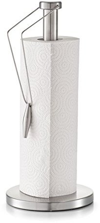 Zeller 27236 Küchenrollenhalter, Edelstahl, ca. Ø15x33,5 cm